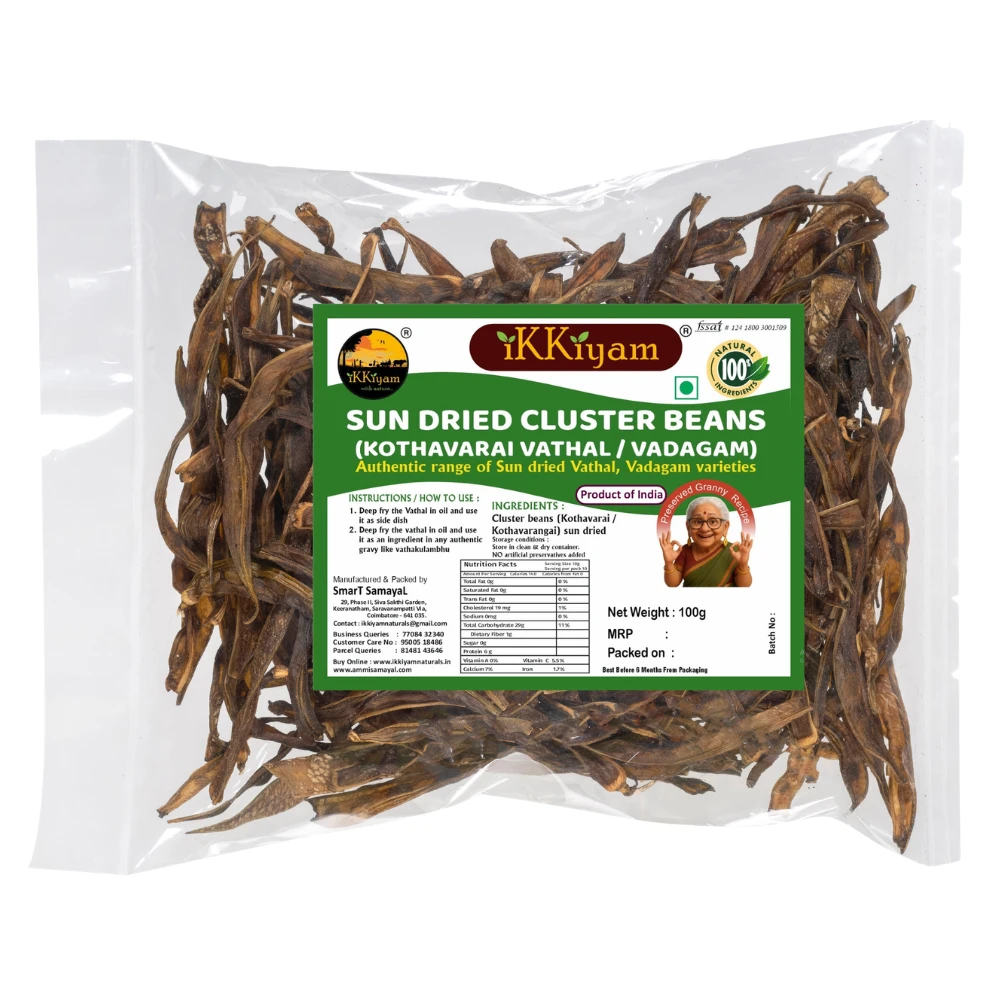 Cluster beans (kothavarangai) Vathal