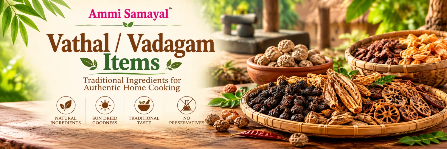 Vathal / Vadagam Items