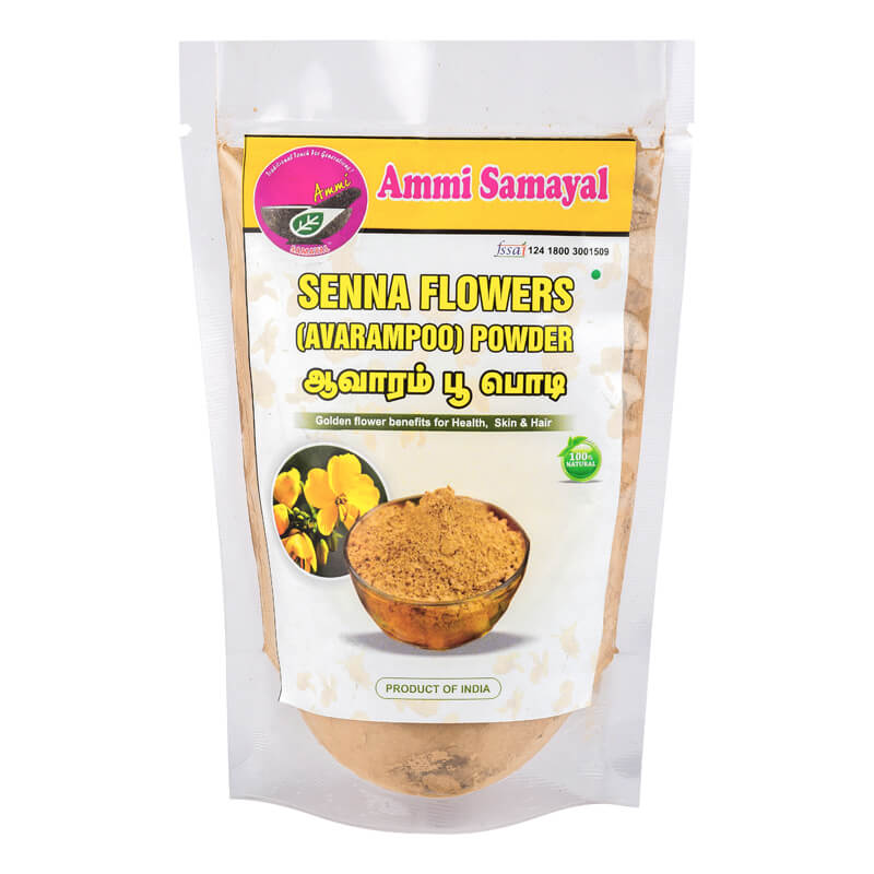 Senna flower (Avarampoo) powder 100g - Ammisamayal
