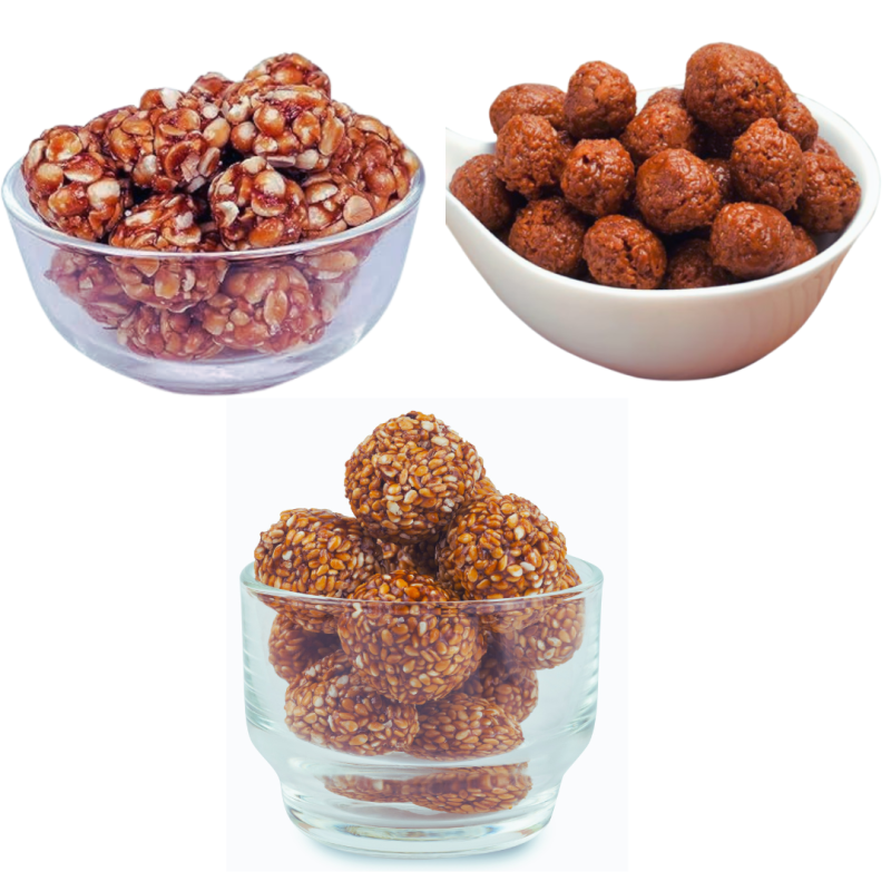 All Chikkis | Kadalai mittai -  Assorted Pack of 10
