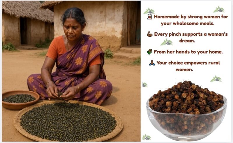 Sundried Black nightshade (Manathakkali) Vathal - Image 4