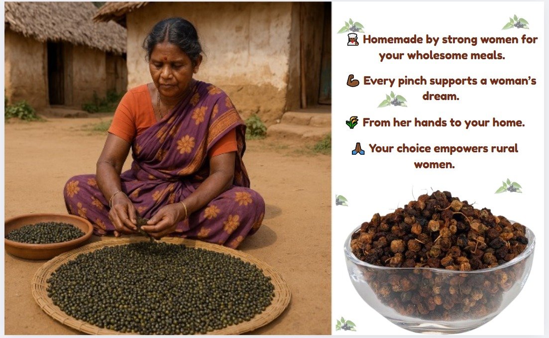 Sundried Black nightshade (Manathakkali) Vathal - Image 4