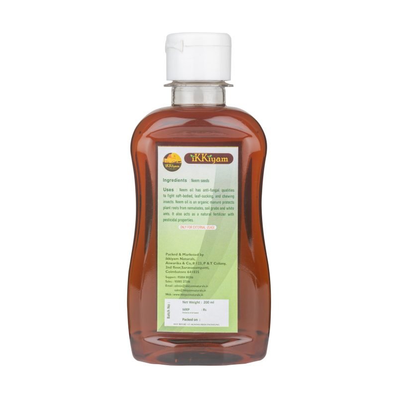 Organic Neem Oil | Neem seed oil (skin care & plant care) - 180ml - Image 2