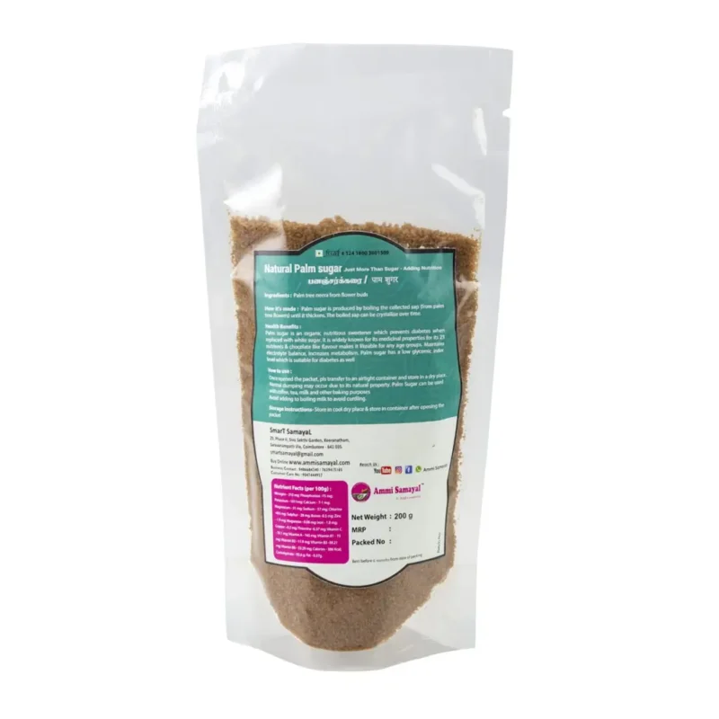 Pure Palm Sugar 200g | Palm Jagggery powder | 100% Natural & Single source - Image 2