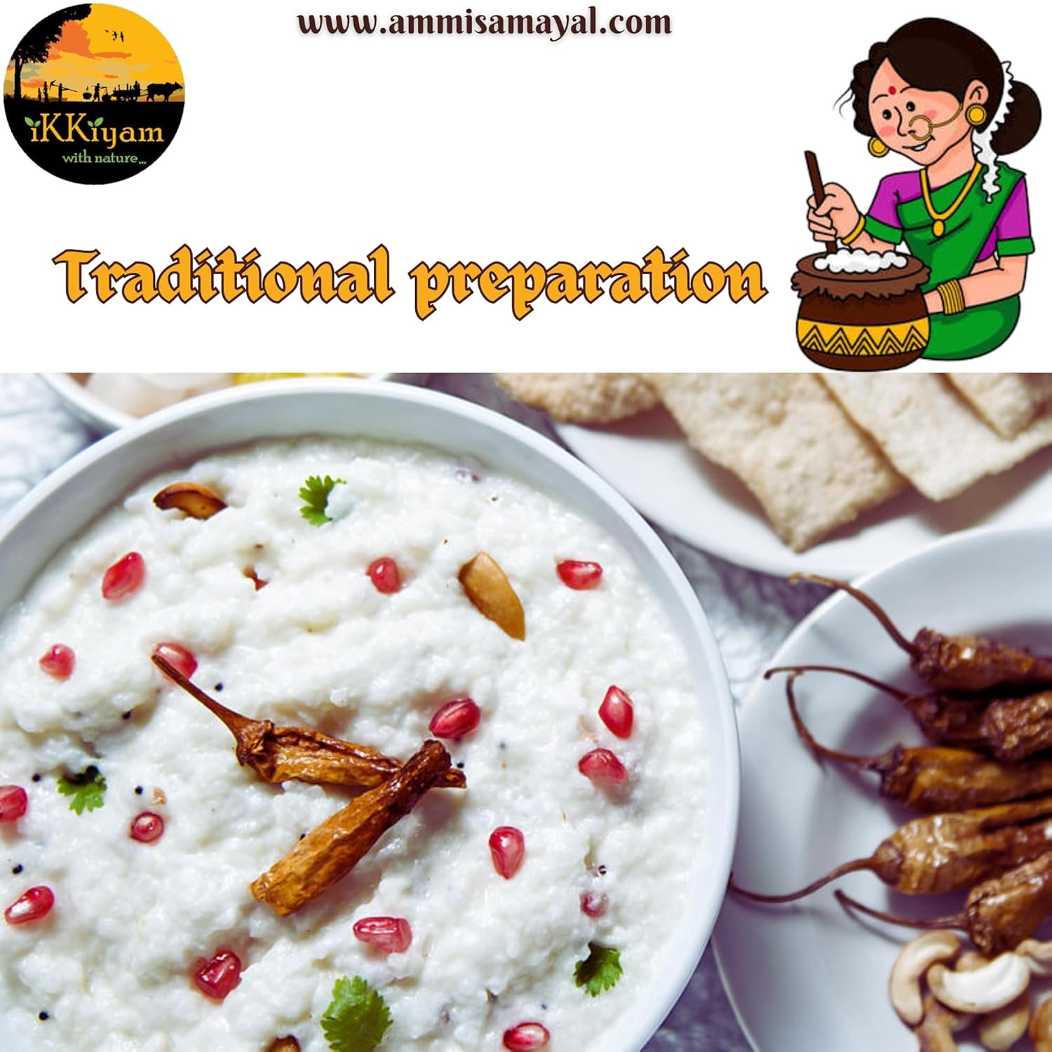 Curd dip sundried chilly (Mormilagai) LONG chilly - Image 5