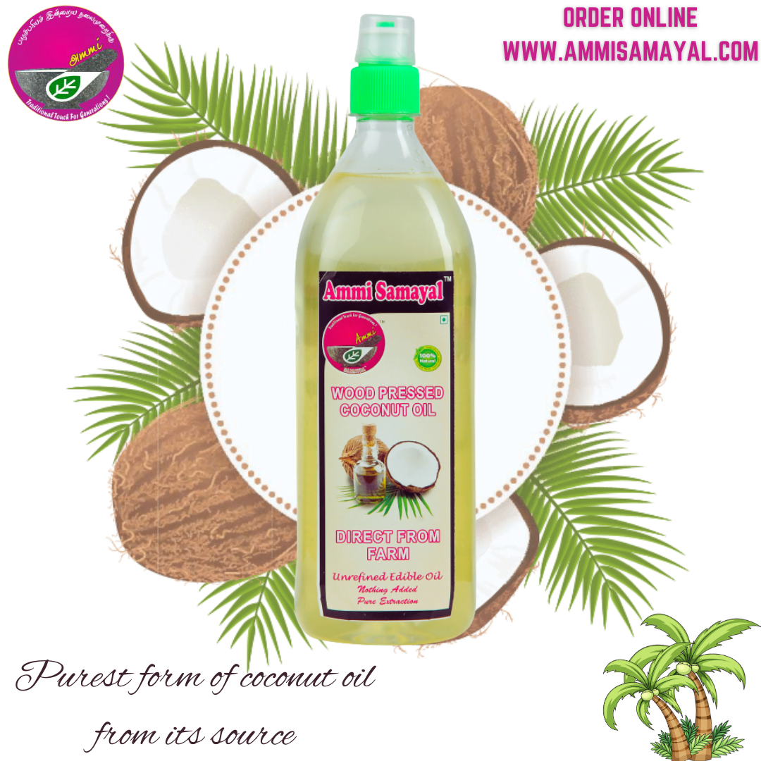 Wood pressed Coconut oil | Best Cold Pressed Oil in India