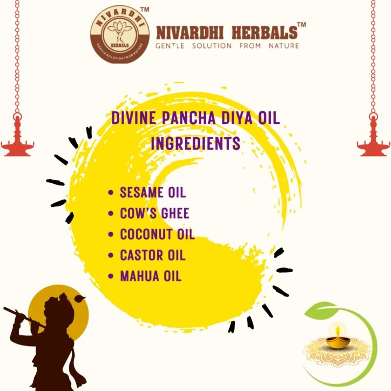 Divine DIYA oil (Blend of 5 Pure & lamp; Natural oil) 500 ml - Image 4