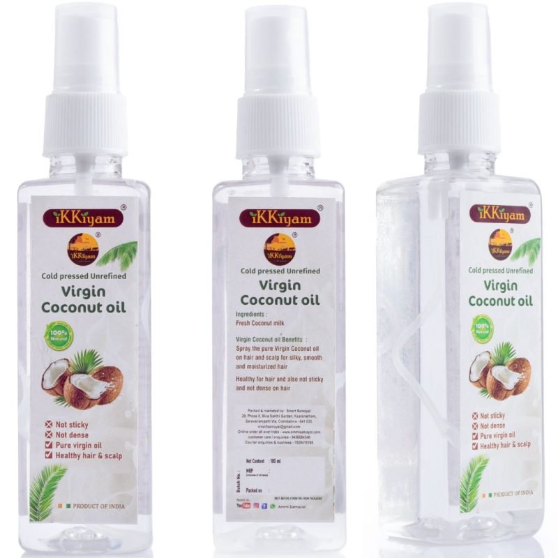 Cold press Virgin coconut oil 100 ml (SPRAY bottle) - Best Cold pressed oil in India - Image 5