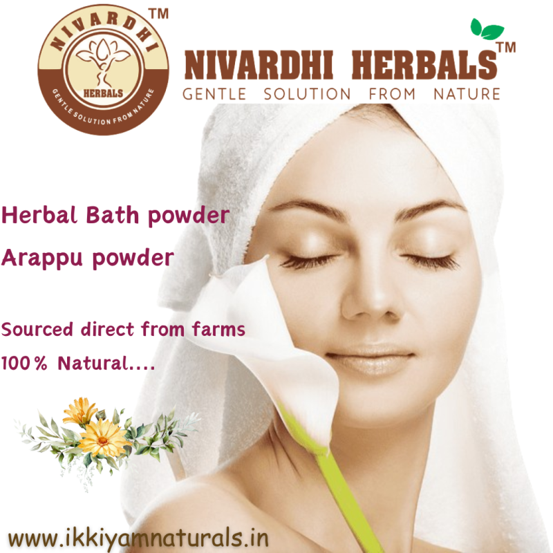 Nivardhi Herbals | Herbal Bath powder 250g (Feel pure for sure) - Image 2
