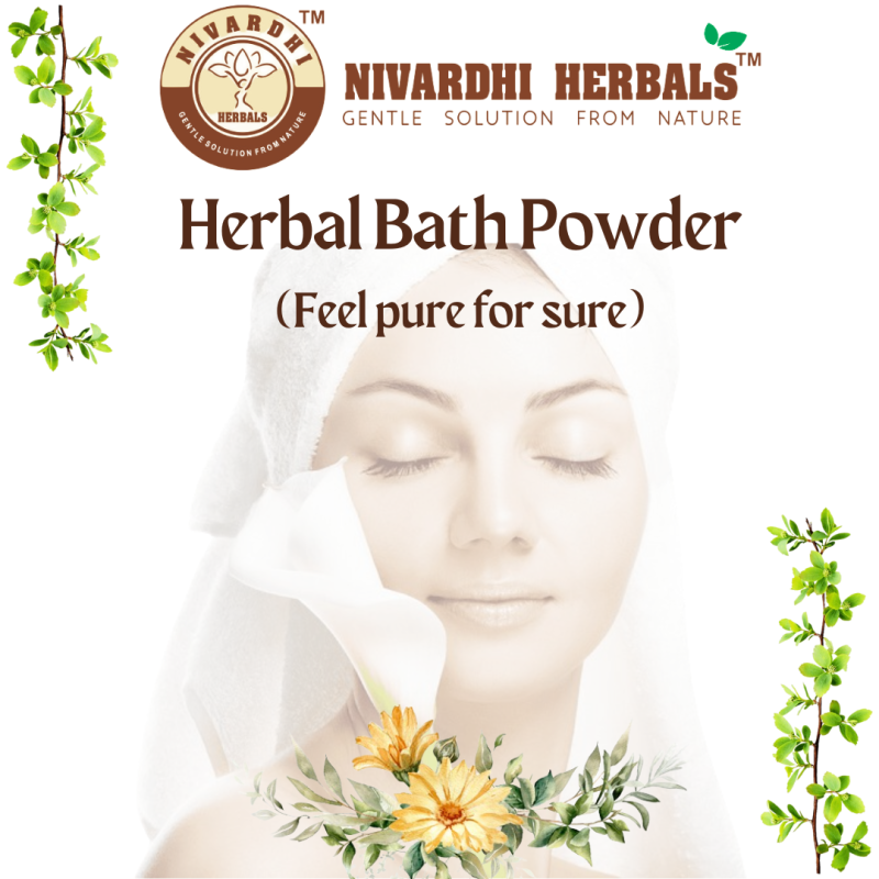 Nivardhi Herbals | Herbal Bath powder 250g (Feel pure for sure) - Image 4