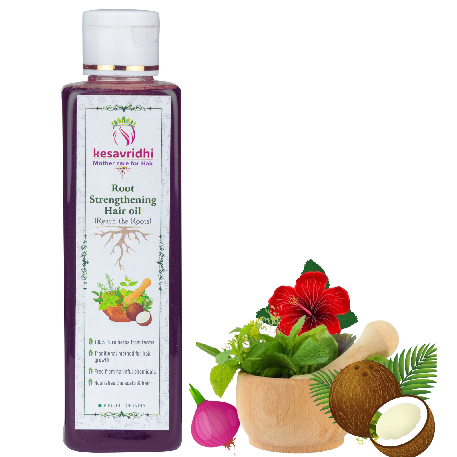 Kesavridhi Root Strengthening Hair oil 1 Litre | Reach the Roots