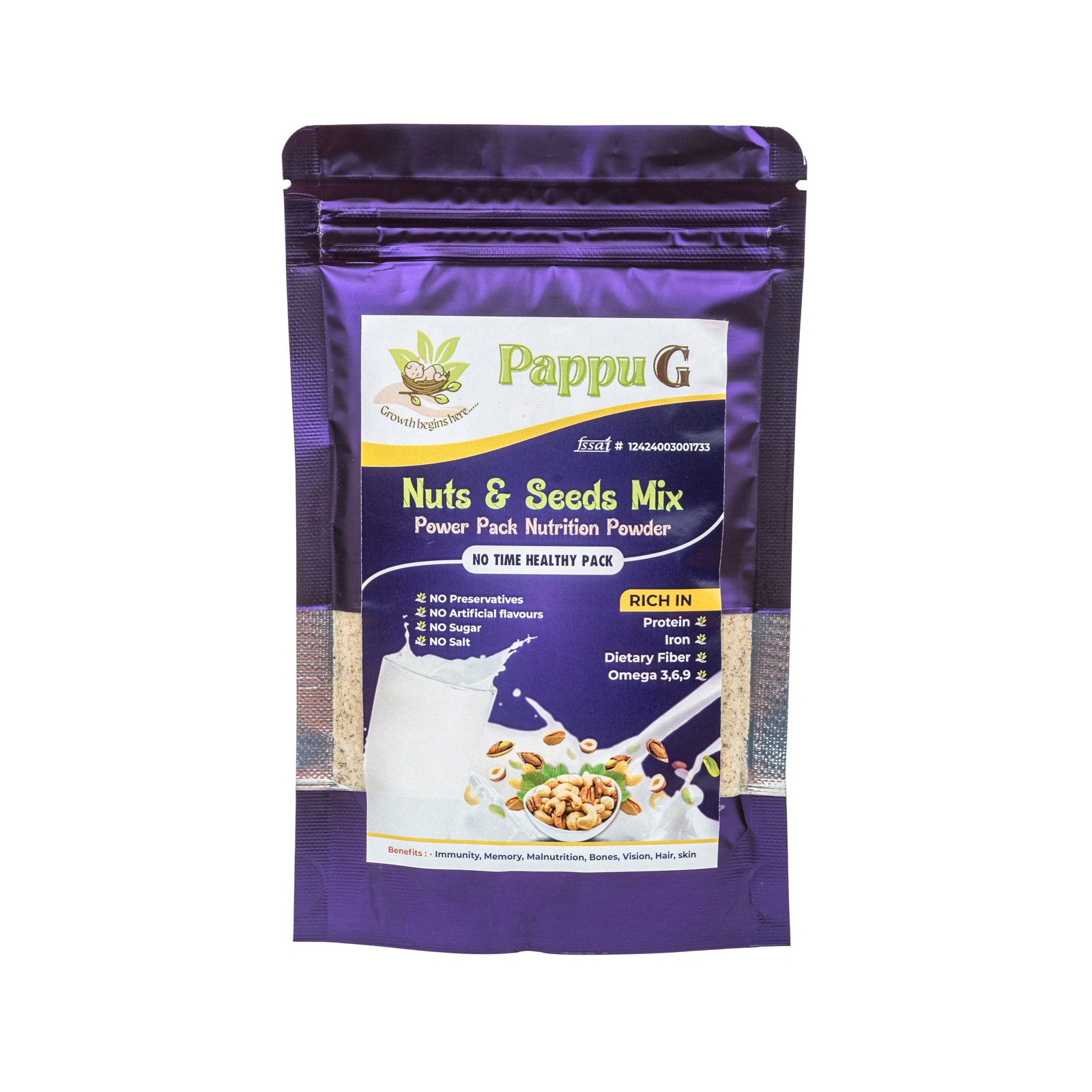 Nuts Seeds mix energy powder