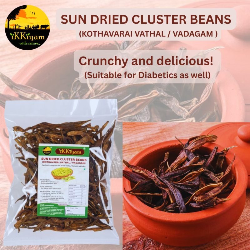 Combo of Vathakulambhu powder 100g  | Kothavarai vathal 100g | Aged Tamarind 500g - South indian tradition - Image 4