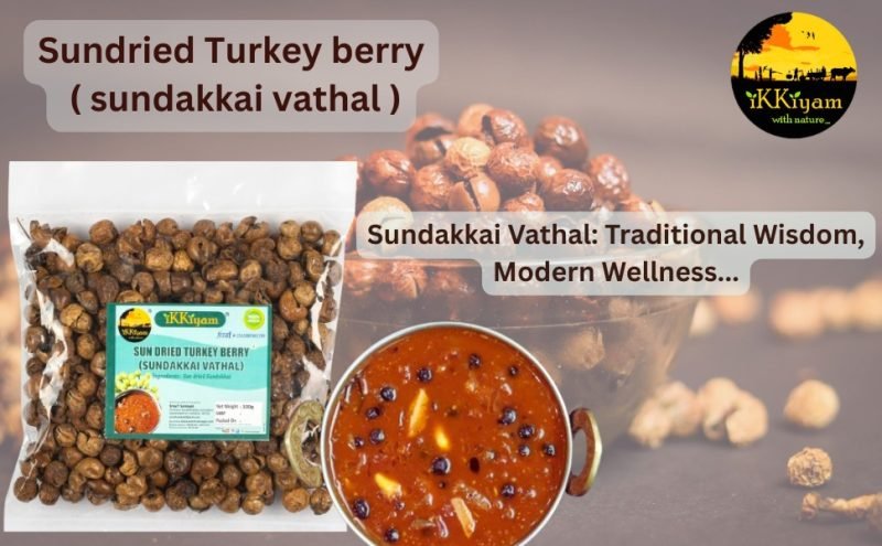 Combo of Black kavuni rice porridge mix (spice) 100g & Sun dried Sundakkai vathal 100g - Image 4
