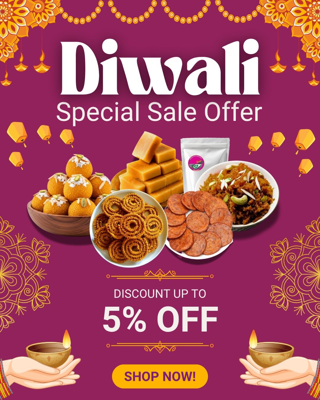Healthy Sweets & Snacks combo of 7 - 1 kg