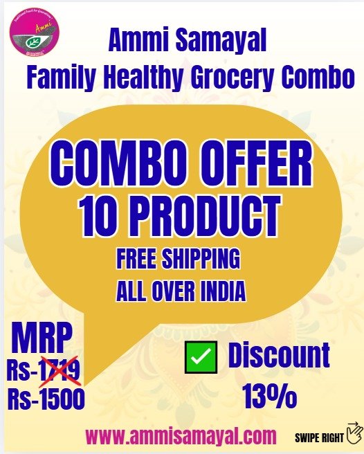 Ammi Samayal Family Healthy Grocery Combo (Copy) - Image 3